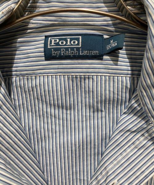 POLO RALPH LAUREN（ポロ・ラルフローレン）POLO RALPH LAUREN (ポロ・ラルフローレン) ストライプシャツ ブルー サイズ:M 未使用品の古着・服飾アイテム