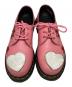 中古・古着 Dr.Martens (ドクターマーチン) ハート刺繍3ホールシューズ ピンク サイズ:UK4：9000円