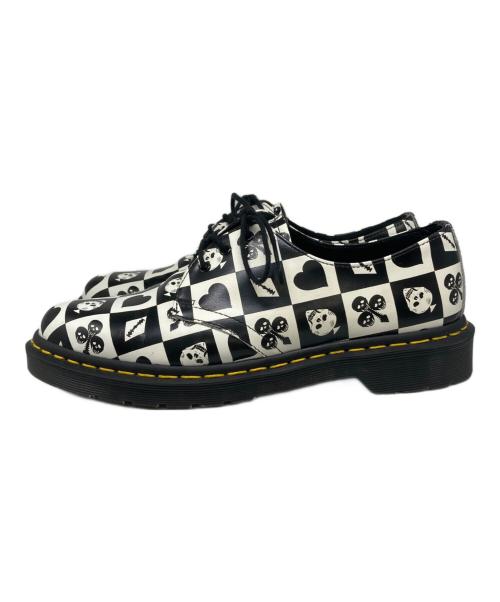 Dr.Martens（ドクターマーチン）Dr.Martens (ドクターマーチン) ドレスシューズ ホワイト×ブラック サイズ:UK7の古着・服飾アイテム