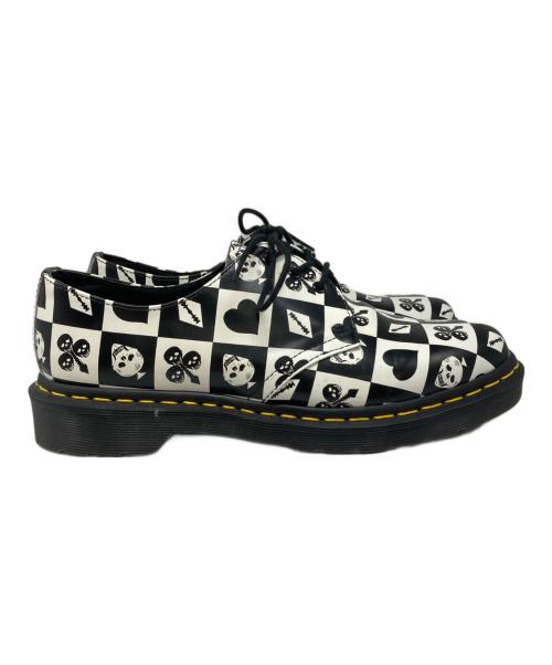 Dr.Martens（ドクターマーチン）Dr.Martens (ドクターマーチン) ドレスシューズ ホワイト×ブラック サイズ:UK7の古着・服飾アイテム