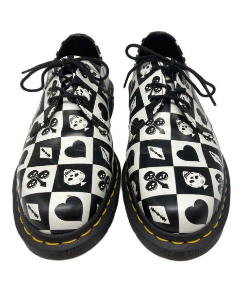 Dr.Martens（ドクターマーチン）Dr.Martens (ドクターマーチン) ドレスシューズ ホワイト×ブラック サイズ:UK7の古着・服飾アイテム