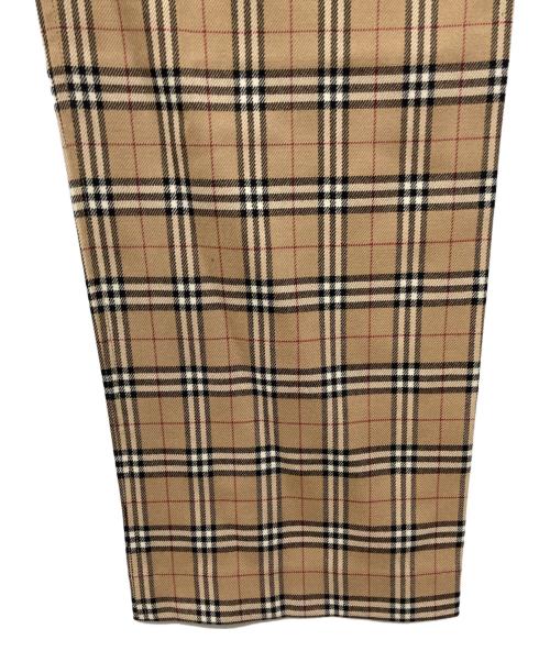 BURBERRY BLACK LABEL（バーバリーブラックレーベル）BURBERRY BLACK LABEL (バーバリーブラックレーベル) ノバチェックパンツ ブラウン サイズ:82 未使用品の古着・服飾アイテム
