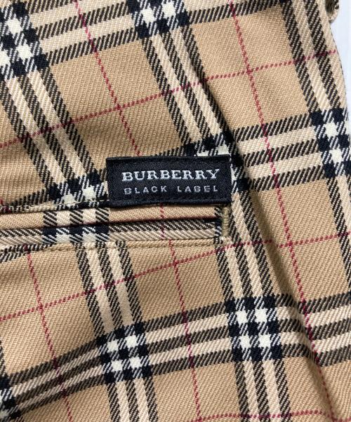 BURBERRY BLACK LABEL（バーバリーブラックレーベル）BURBERRY BLACK LABEL (バーバリーブラックレーベル) ノバチェックパンツ ブラウン サイズ:82 未使用品の古着・服飾アイテム