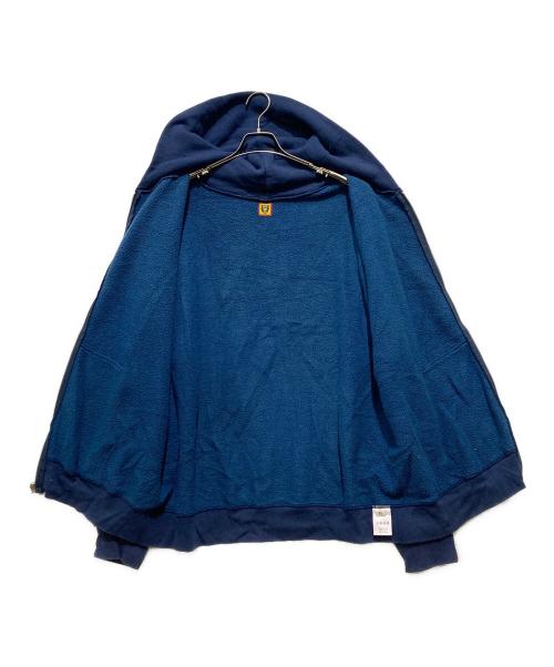 HUMAN MADE（ヒューマンメイド）HUMAN MADE (ヒューマンメイド) 22FW / Heart Zip-Up Sweat Hoodie / ハートプリントジップパーカー ネイビー サイズ:XLの古着・服飾アイテム