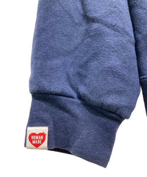 HUMAN MADE（ヒューマンメイド）HUMAN MADE (ヒューマンメイド) 22FW / Heart Zip-Up Sweat Hoodie / ハートプリントジップパーカー ネイビー サイズ:XLの古着・服飾アイテム