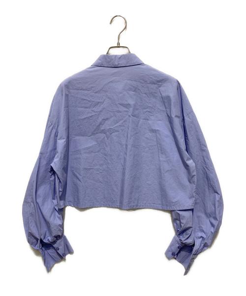 MARW UNITED ARROWS（マルゥ ユナイテッドアローズ）MARW UNITED ARROWS (マルゥ ユナイテッドアローズ) バルーンスリーブロングシャツ ブルー サイズ:FREEの古着・服飾アイテム