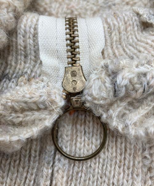 PENDLETON（ペンドルトン）PENDLETON (ペンドルトン) 70s ジップニットジャケット アイボリー サイズ:Lの古着・服飾アイテム