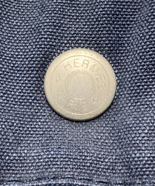 HERMES（エルメス）HERMES (エルメス) キャンバストートバッグ ネイビー サイズ:OneSizeの古着・服飾アイテム