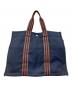 HERMES (エルメス) キャンバストートバッグ ネイビー サイズ:OneSize：10000円