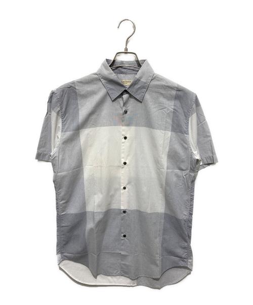 BURBERRY LONDON（バーバリーロンドン）BURBERRY LONDON (バーバリーロンドン) メガチェックシャツ ブルー サイズ:Mの古着・服飾アイテム