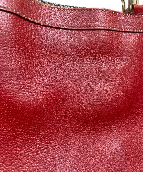 GUCCI（グッチ）GUCCI (グッチ) ハンドバッグ レッドの古着・服飾アイテム