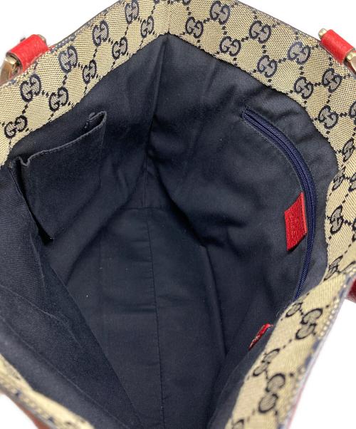 GUCCI（グッチ）GUCCI (グッチ) ハンドバッグ レッドの古着・服飾アイテム