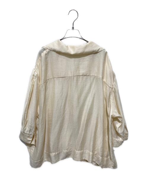 Adam et Rope（アダム エ ロペ）Adam et Rope (アダム エ ロペ) セルロースリネンオーバーシャツ ベージュ サイズ:FREEの古着・服飾アイテム