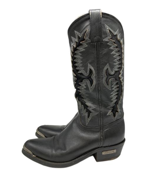 HARLEY-DAVIDSON（ハーレーダビッドソン）HARLEY-DAVIDSON (ハーレーダビッドソン) ウェスタンブーツ ブラック サイズ: 7Mの古着・服飾アイテム