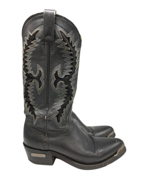 HARLEY-DAVIDSON（ハーレーダビッドソン）HARLEY-DAVIDSON (ハーレーダビッドソン) ウェスタンブーツ ブラック サイズ: 7Mの古着・服飾アイテム