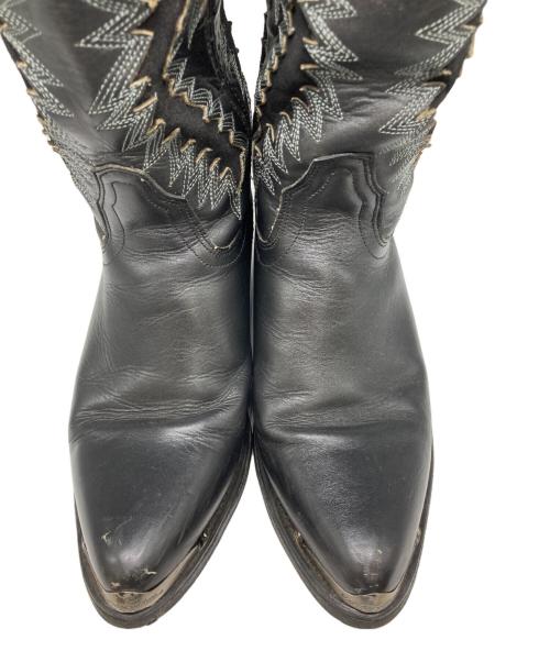 HARLEY-DAVIDSON（ハーレーダビッドソン）HARLEY-DAVIDSON (ハーレーダビッドソン) ウェスタンブーツ ブラック サイズ: 7Mの古着・服飾アイテム