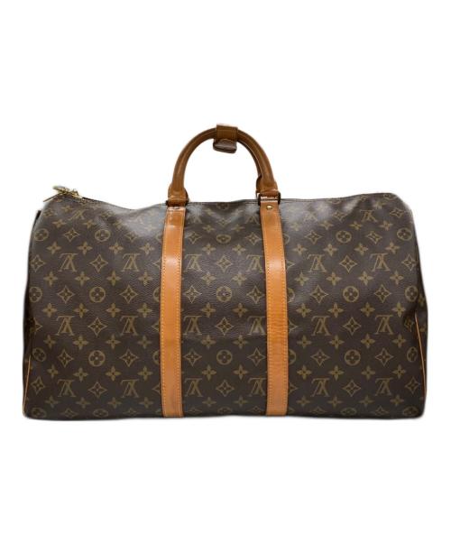 LOUIS VUITTON（ルイ ヴィトン）LOUIS VUITTON (ルイ ヴィトン) キーポル・バンドリエール55 ブラウン サイズ:FREEの古着・服飾アイテム