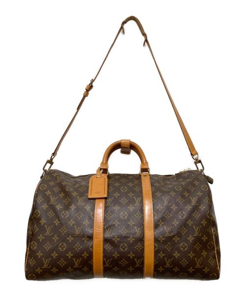 LOUIS VUITTON（ルイ ヴィトン）LOUIS VUITTON (ルイ ヴィトン) キーポル・バンドリエール55 ブラウン サイズ:FREEの古着・服飾アイテム
