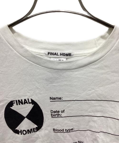 FINAL HOME（ファイナルホーム）FINAL HOME (ファイナルホーム) 半袖カットソー ホワイト サイズ:Mの古着・服飾アイテム