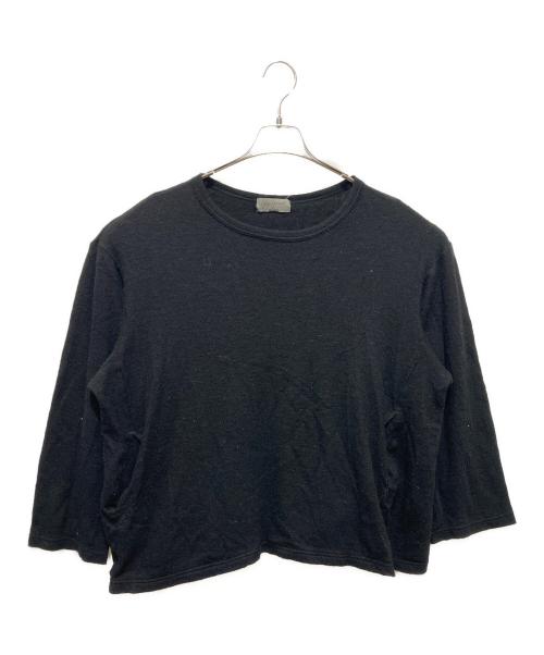 Yohji Yamamoto pour homme（ヨウジヤマモト プールオム）Yohji Yamamoto pour homme (ヨウジヤマモト プールオム) 16awクルーネックニット ブラック サイズ:3の古着・服飾アイテム