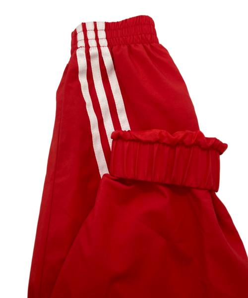 adidas（アディダス）adidas (アディダス) ロゴ刺繍ジップジャケット レッド サイズ:Mの古着・服飾アイテム