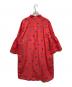 PS Paul Smith (ＰＳポールスミス) 総柄比翼シャツワンピース レッド サイズ:44：7000円