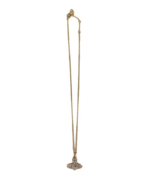 Vivienne Westwood（ヴィヴィアンウエストウッド）Vivienne Westwood (ヴィヴィアンウエストウッド) オーブトップネックレス ゴールドの古着・服飾アイテム