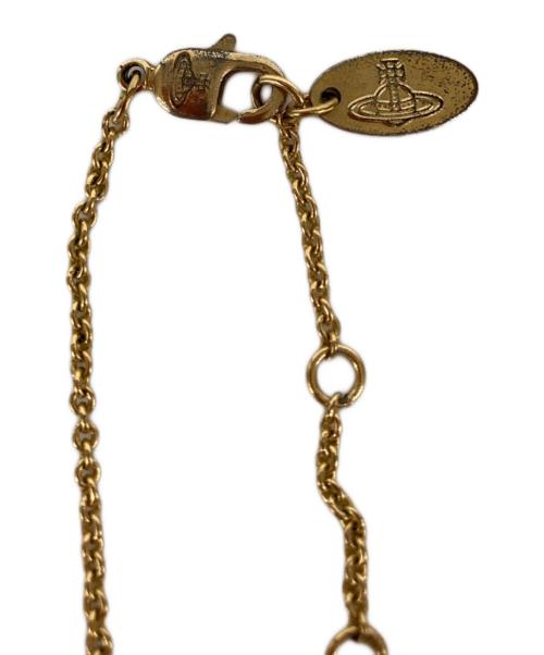 Vivienne Westwood（ヴィヴィアンウエストウッド）Vivienne Westwood (ヴィヴィアンウエストウッド) オーブトップネックレス ゴールドの古着・服飾アイテム