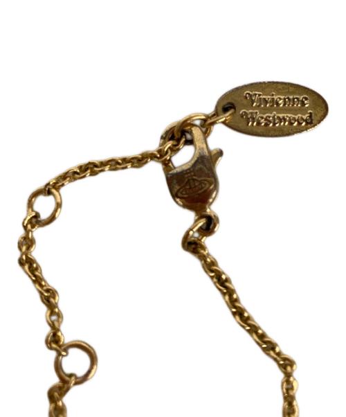 Vivienne Westwood（ヴィヴィアンウエストウッド）Vivienne Westwood (ヴィヴィアンウエストウッド) オーブトップネックレス ゴールドの古着・服飾アイテム