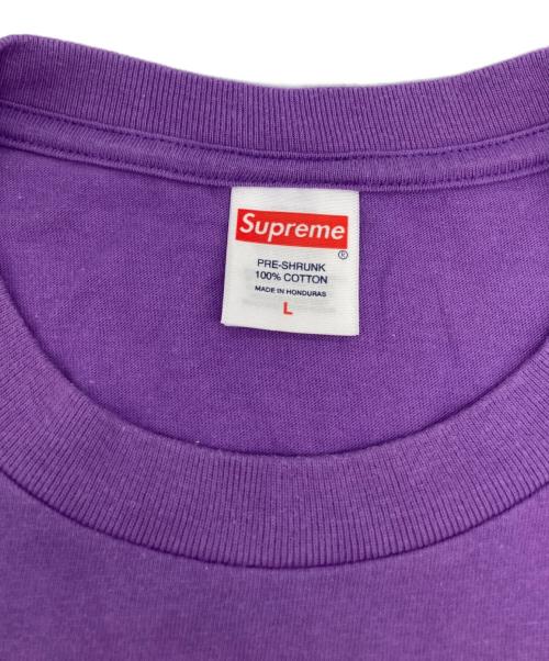SUPREME（シュプリーム）SUPREME (シュプリーム) ロゴTシャツ パープル サイズ:Lの古着・服飾アイテム
