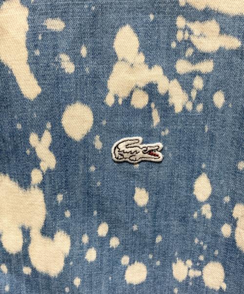LACOSTE LIVE（ラコステライブ）LACOSTE LIVE (ラコステライブ) クロップドデニムライクシャツ ブルー サイズ:Ｓの古着・服飾アイテム