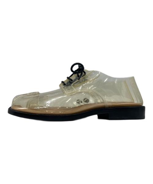 Maison Margiela（メゾンマルジェラ）Maison Margiela (メゾンマルジェラ) Tabi transparent PVC lace-up shoes / レースアップシューズ ブラック サイズ:23㎝ / 36の古着・服飾アイテム