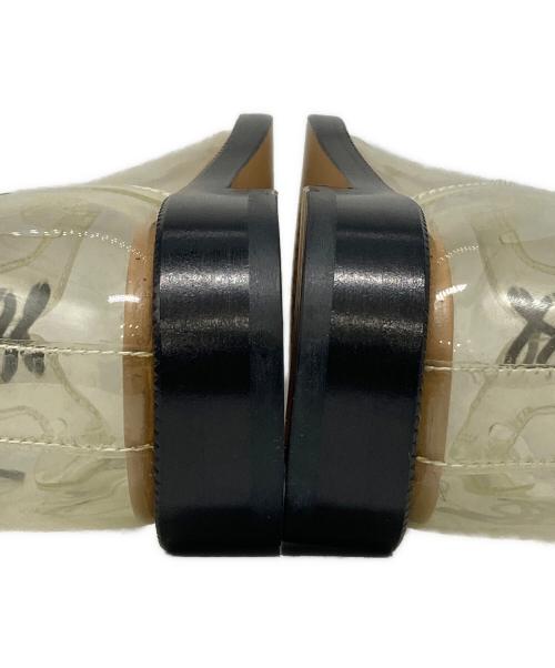 Maison Margiela（メゾンマルジェラ）Maison Margiela (メゾンマルジェラ) Tabi transparent PVC lace-up shoes / レースアップシューズ ブラック サイズ:23㎝ / 36の古着・服飾アイテム