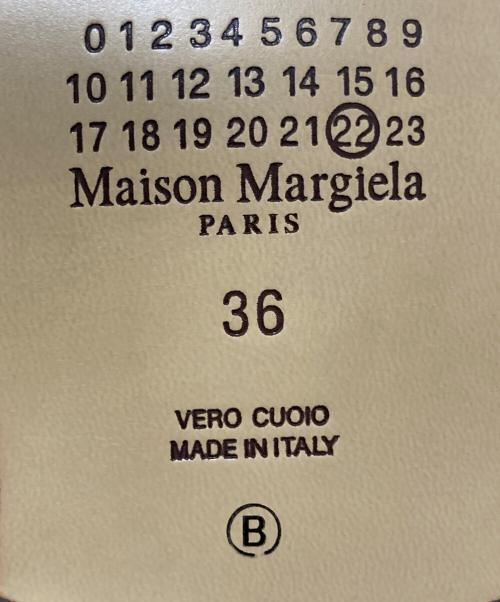 Maison Margiela（メゾンマルジェラ）Maison Margiela (メゾンマルジェラ) Tabi transparent PVC lace-up shoes / レースアップシューズ ブラック サイズ:23㎝ / 36の古着・服飾アイテム