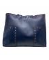 TORY BURCH (トリーバーチ) ブロックTトート レッド×ネイビー：10000円