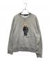 POLO RALPH LAUREN（ポロ・ラルフローレン）の古着「SUIT BEAR BEAR FLEECE SWEATSHIRT」｜グレー