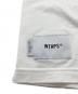 中古・古着 WTAPS (ダブルタップス) 半袖カットソー ホワイト サイズ:X04：8000円