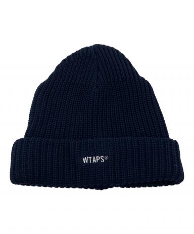 Zr.Ms. TROMP キャップ ネイビー 中古・古着通販】WTAPS (ダブルタップス) ロゴ刺繍ニットキャップ