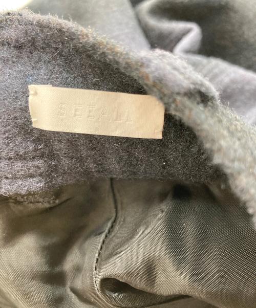 SEEALL（シーオール）SEEALL (シーオール) オンブレチェックパンツ ネイビー サイズ:2 未使用品の古着・服飾アイテム