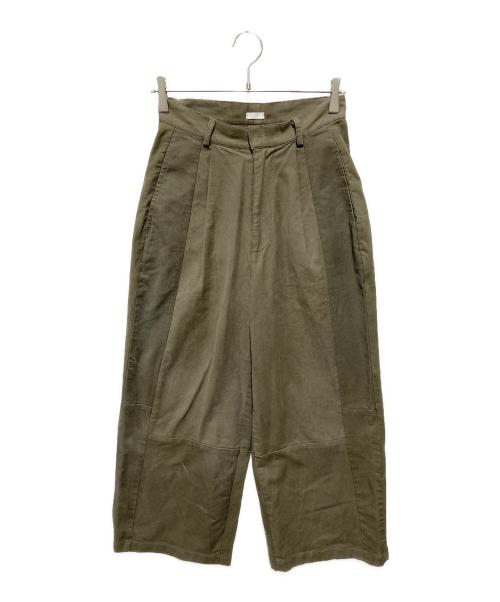 SEEALL（シーオール）SEEALL (シーオール) 2タックパンツ カーキ サイズ:２の古着・服飾アイテム