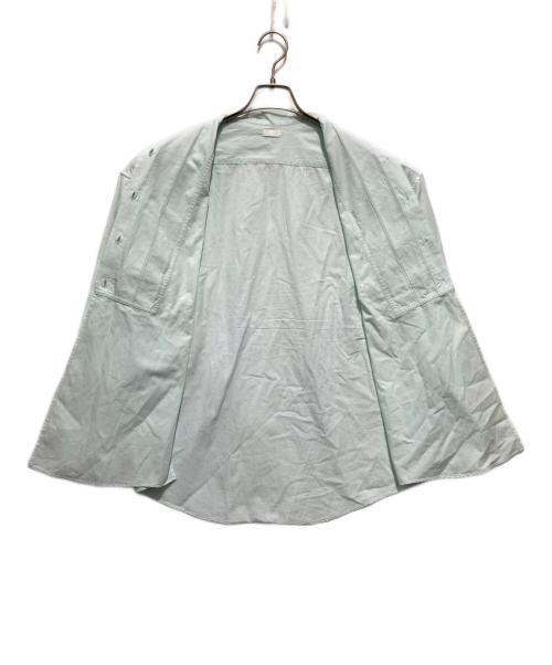SEEALL（シーオール）SEEALL (シーオール) オーバーサイズドタキシードシャツ グリーン サイズ:36の古着・服飾アイテム