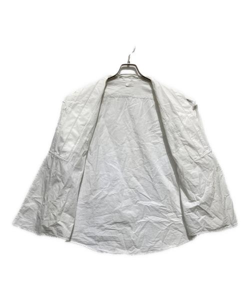 SEEALL（シーオール）SEEALL (シーオール) オーバーサイズドタキシードシャツ ホワイト サイズ:38の古着・服飾アイテム