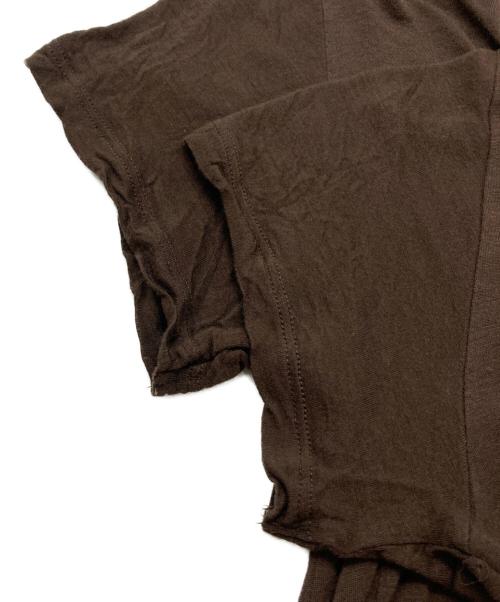BASERANGE（ベースレンジ）BASERANGE (ベースレンジ) バンブードレープカットソー ブラウン サイズ:ｘｓの古着・服飾アイテム