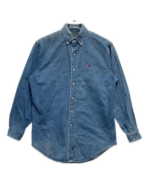 POLO COUNTRY（ポロカントリー）POLO COUNTRY (ポロカントリー) ポニー刺繍デニムBDシャツ インディゴ サイズ:Mの古着・服飾アイテム