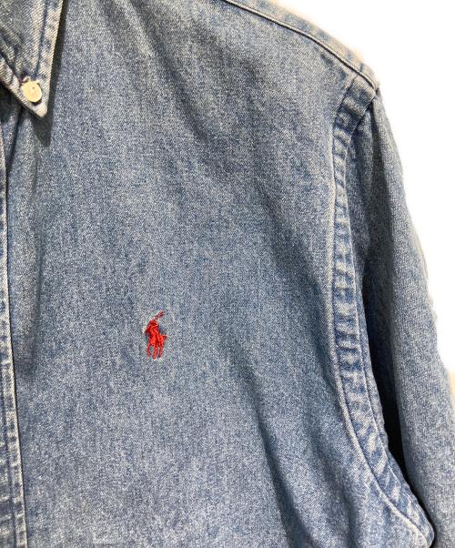 POLO COUNTRY（ポロカントリー）POLO COUNTRY (ポロカントリー) ポニー刺繍デニムBDシャツ インディゴ サイズ:Mの古着・服飾アイテム