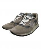 NEW BALANCEニューバランス）の古着「U998 GRAY(GR)ローカットスニーカー」｜グレー