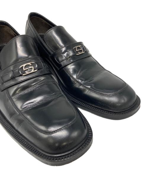 GUCCI（グッチ）GUCCI (グッチ) ローファー ブラック サイズ:40 1/2の古着・服飾アイテム