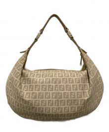 FENDI（フェンディ）の古着「ズッキーノ キャンバスワンショルダーバッグ」｜ベージュ