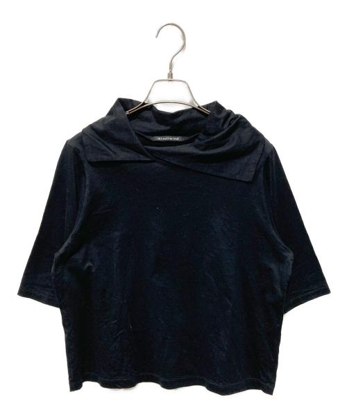 mizuiro-ind（ミズイロインド）mizuiro-ind (ミズイロインド) 襟付カットソー ブラック サイズ:不明の古着・服飾アイテム