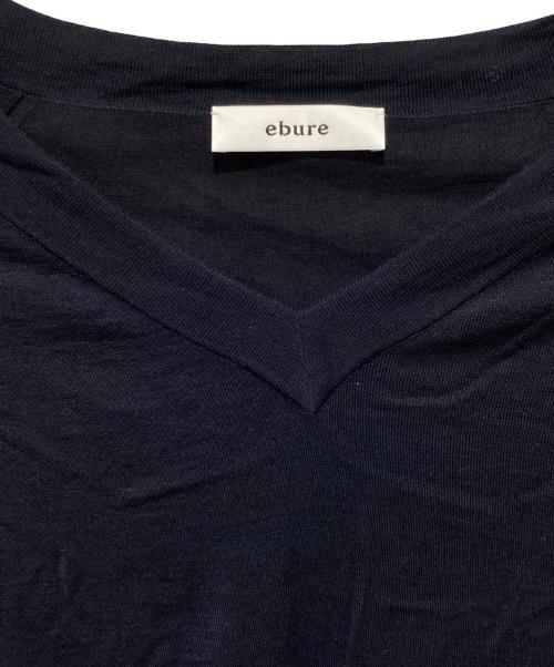 ebure（エブール）ebure (エブール) Ⅴネックニット ネイビー サイズ:FREEの古着・服飾アイテム
